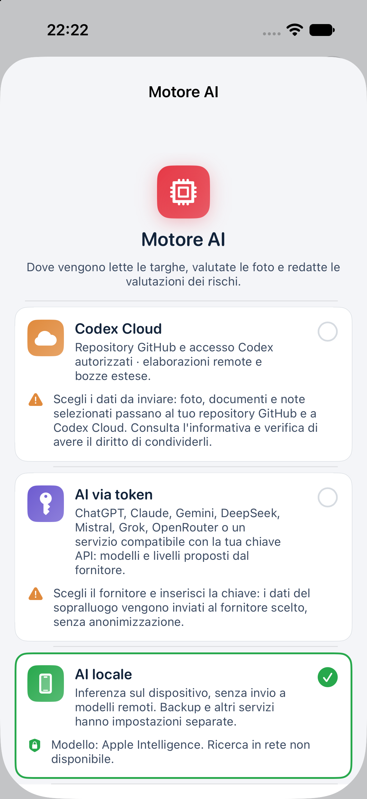 Motore AI