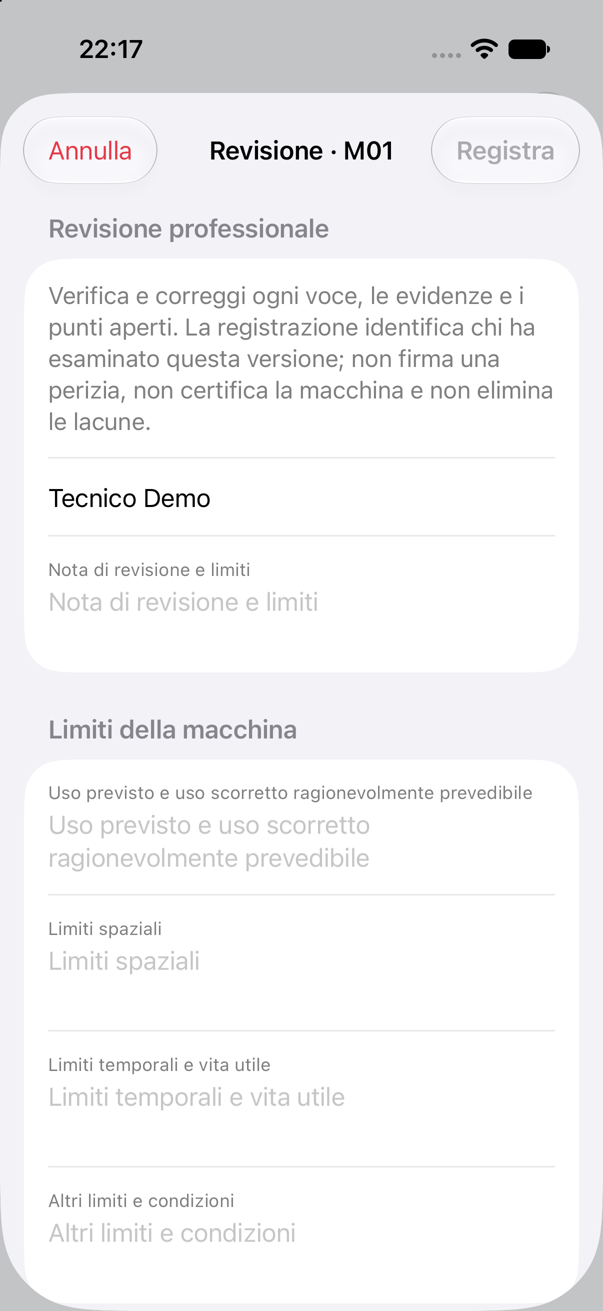 Revisione CE